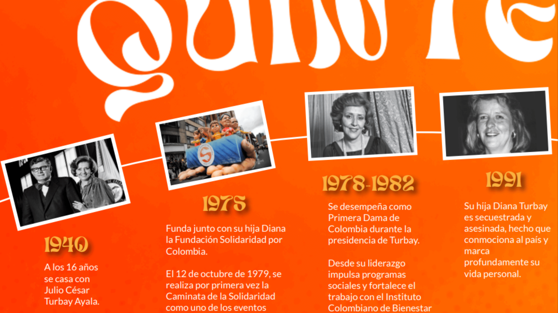 LA DAMA DE LA SOLIDARIDAD